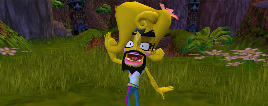 Cortex has returned to his beautiful former self