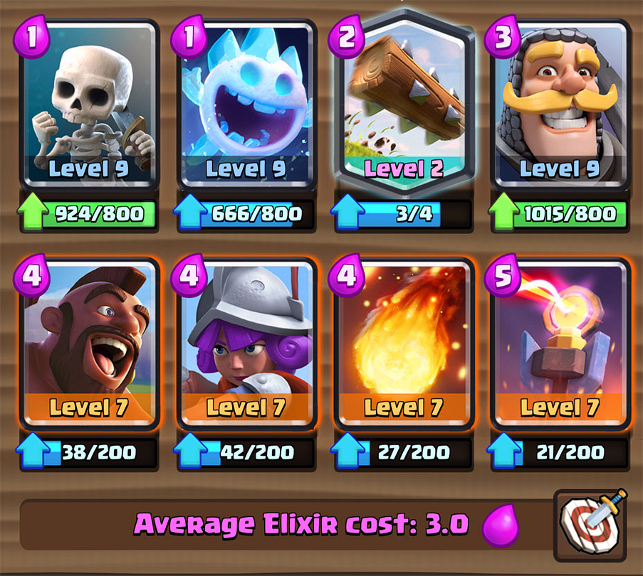 Best Clash Royale Deck: Fast Cycle and Control Hog Deck for Arena 6+